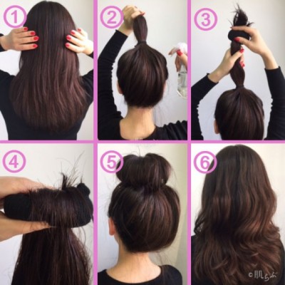 ソックカールのやり方 アレンジ コテを使わずに髪を巻く方法 ヘアアレンジ ヘア 肌らぶ