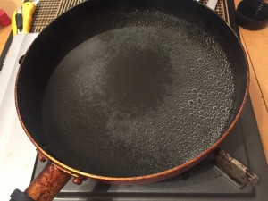 アロマキャンドル鍋沸騰