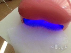 ネイルシール　作り方　クッキングシート ジェル　LEDライト