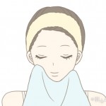10代化粧水　スキンケア 洗顔方法　タオル